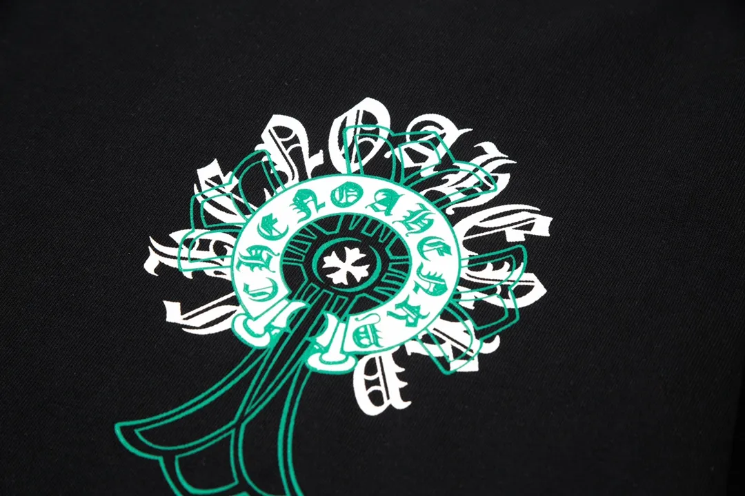 Chrome Hearts/ Logo Same Style T Versatile : Black Size：XS~L